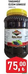 YAKAMOZ ÜZÜM SİRKESİ 3000 ML fiyat ve kampanya bilgisi